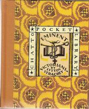 Cover of: Eminent Victorians | Giles Lytton Strachey