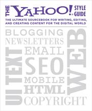 Cover of: The Yahoo! Style Guide by 