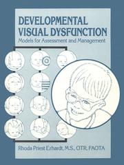 Cover of: Developmental visual dysfunction by Rhoda Priest Erhardt