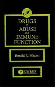 Cover of: Drugs of abuse and immune function