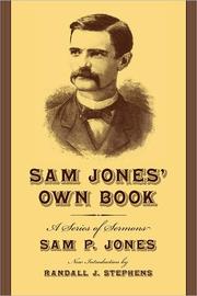 Cover of: Sam Jones' Own book by Sam P. Jones