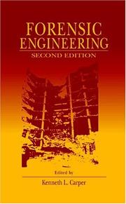 Cover of: Forensic Engineering