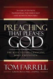 Cover of: Preaching that Pleases God: the keys to life-changing Bible exposition