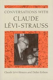 Entretiens avec Claude Lévi-Strauss by Claude Lévi-Strauss