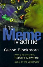 Cover of: The meme machine by Susan J. Blackmore