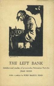 Cover of: The left bank & other stories. by Jean Rhys