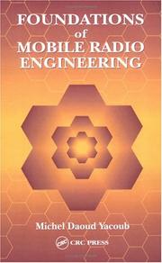 Cover of: Foundations of mobile radio engineering