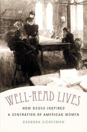 Cover of: Well-read lives by Barbara Sicherman