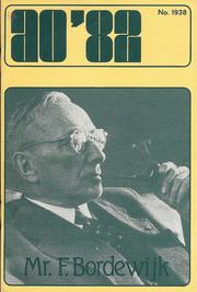 Cover of: Mr. F. Bordewijk