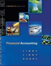 Cover of: Financial Accounting (Fourth Edition) with CD-Rom by Robert Libby, Patricia Libby, Daniel G. Short, Daniel Short
