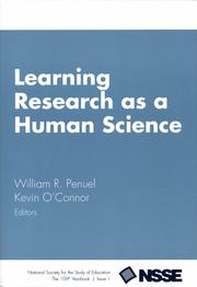 Cover of: Learning Research as a Human Science