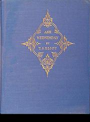 Cover of: Ash-Wednesday by T. S. Eliot
