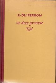 Cover of: In deze grootse tijd