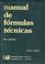 Cover of: Manual de Formulas Tecnicas