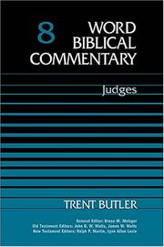 Cover of: Judges (Word Biblical Commentary)