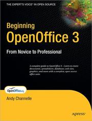 Cover of: Beginning OpenOffice 3 by Andy Channelle