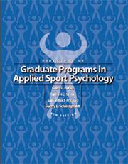 Cover of: Directory of graduate programs in applied sport psychology by Kevin L. Burke, Michael L. Sachs, Cassandra P. Smisson