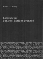 Literatuur by Martien Jacobus Gerardus de Jong