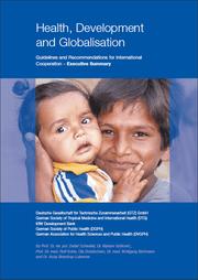 Cover of: Health, development and globalisation by 
