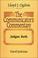 Cover of: The Communicator's Commentary