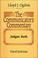 Cover of: The communicator's commentary.