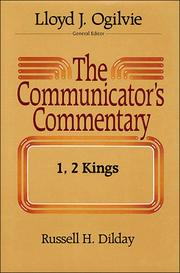 Cover of: The communicator's commentary. by Russell H. Dilday