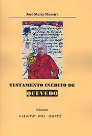 Cover of: TESTAMENTO INÉDITO DE QUEVEDO