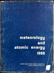 Cover of: Meteorology and atomic energy, 1968.