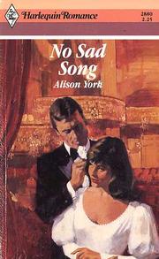 Cover of: No Sad Song by Alison York