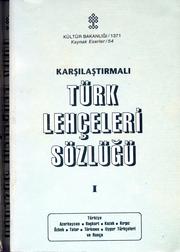 Cover of: Karşılaştırmalı Türk lehçeleri sözlüğü