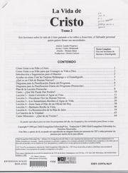 Cover of: La vida de Cristo 2 by 