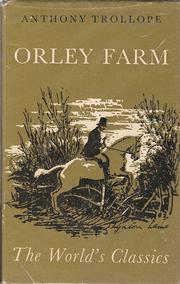 Cover of: Orley Farm by by Anthony Trollope
