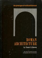 Roman architecture by Frank Edward Brown