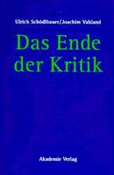 Cover of: Das Ende der Kritik