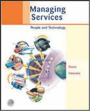 Cover of: Managing Services: Using Technology to Create Value