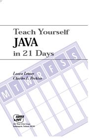 Cover of: Teach_your_self_java_in_21_days: java in 21 days