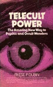 Cover of: Telecult power: the amazing new way to psychic and occult wonders