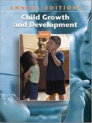 Cover of: Annual Editions: Child Growth and Development 04/05