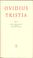 Cover of: Tristia