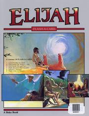 Cover of: Elijah by lessons by Matilda Nordtvedt, Beka Horton, and Laurel Hicks ; illustrations by Brian Jekel