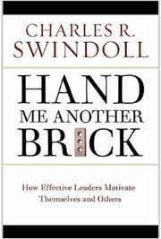 Cover of: Hand Me Another Brick by Charles R. Swindoll