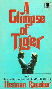 Cover of: A glimpse of tiger by 