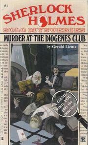 Cover of: Murder at the Diogenes Club (Sherlock Holmes Solo Mysteries, No 1)