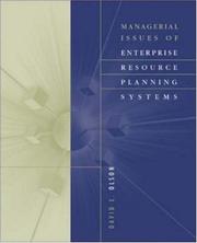 Cover of: Managerial Issues of Enterprise Resource Planning Systems