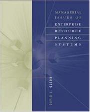 Cover of: Managerial Issues of Enterprise Resource Planning Systems by David Louis Olson, David Olson