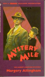 Cover of: Mystery Mile by Margery Allingham