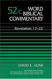 Cover of: Revelation 17-22 (Word Biblical Commentary 52c)
