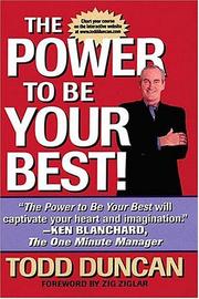 Cover of: The Power to be Your Best