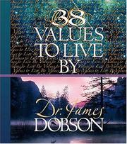 Cover of: 38 values to live by by James C. Dobson