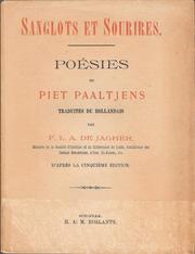 Cover of: Sanglots et sourires: poésies